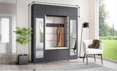 Cuier Hol Max 32, Grafit/Crem - Trinity 1