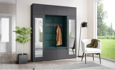 Cuier Hol Max 32, Grafit/Verde - Trinity 28