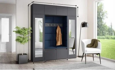 Cuier Hol Max 32, Grafit/Verde - Trinity 29