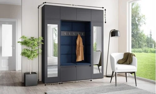 Cuier Hol Max 32, Grafit/Verde - Trinity 29