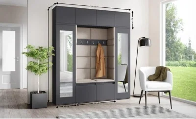 Cuier Hol Max 32, Grafit/Bej - Trinity 3