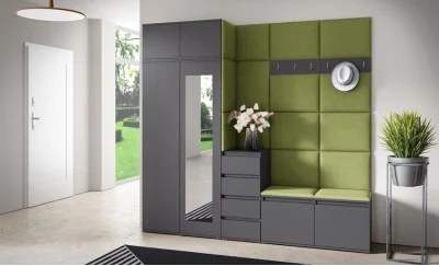 Cuier Hol Max 33, Grafit/Verde - Trinity 12