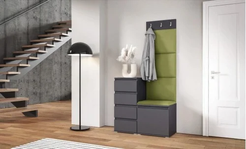 Cuier Hol Max 35, Grafit/Verde - Trinity 27