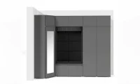 Cuier Hol Max 39, Grafit/Negru - Trinity 16