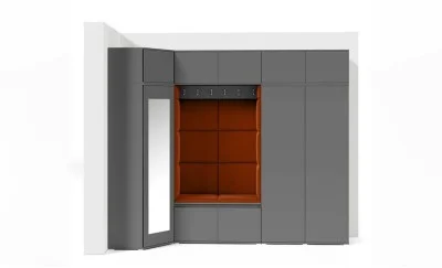 Cuier Hol Max 39, Grafit/Portocaliu - Trinity 25