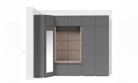 Cuier Hol Max 39, Grafit/Maro - Trinity 5