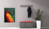 Cuier Hol Max 5, Grafit/ Rosu - Trinity 9