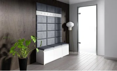 Cuier Hol Max 6, Alb/ Gri - Trinity 14