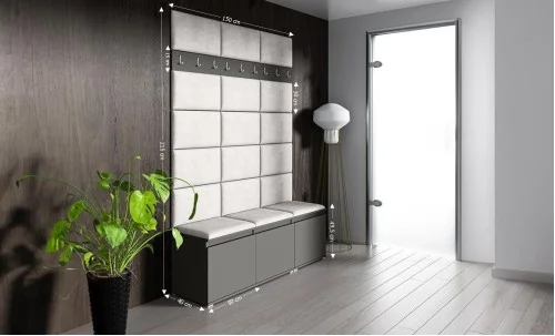 Cuier Hol Max 6, Grafit/ Crem - Trinity 1
