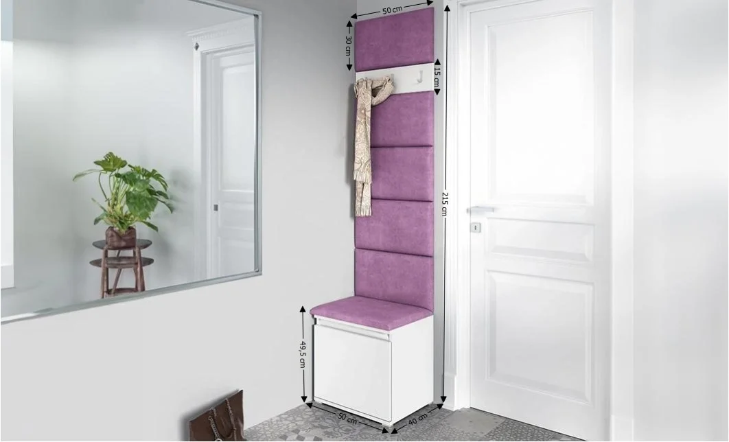 Cuier Hol Max 7, Alb/Mov - Trinity 11 1
