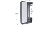 Cuier Alice Anthracite 1