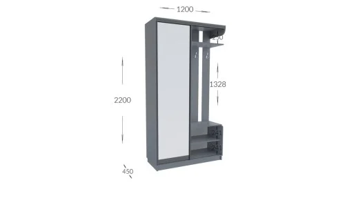 Cuier Alice Anthracite