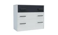 Dormitor Modern Viva Alb/Gri 7