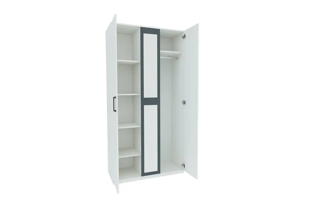 Dormitor Modern Viva Alb/Gri 3