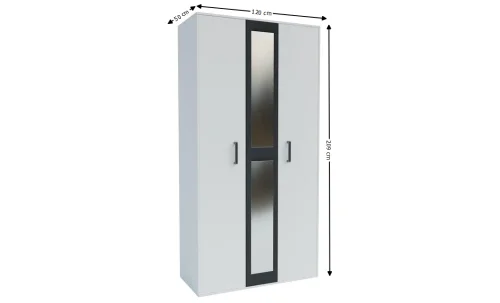 Dormitor Modern Viva Alb/Gri