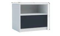 Dormitor Modern Viva Alb/Gri