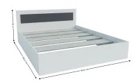 Dormitor Modern Viva Alb/Gri 9