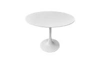 Set Masa Rotunda DT08 Alba cu 4 Scaune J900 Albe 5