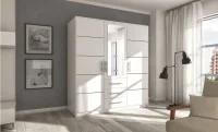 Dulap Bali 3 Usi D3 Alb cu Oglinda 3