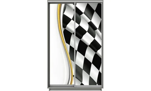 Dulap Print 2 Usi 2844, L100 x H220 x A60
