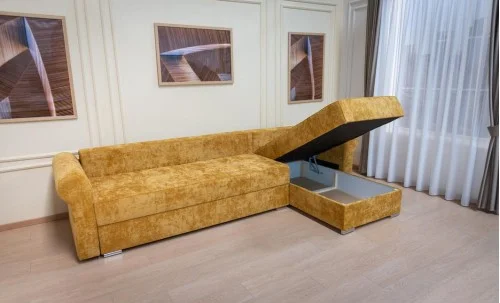 Colțar Extensibil Elsa XXL Bonell Muștar - Kim 5 Interschimbabil