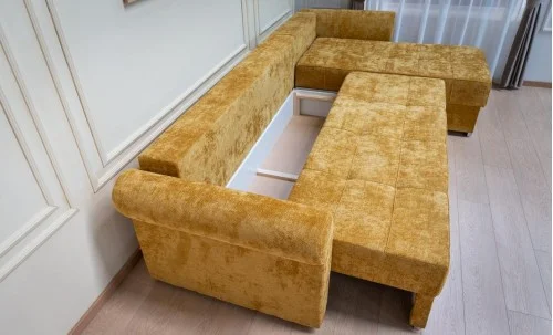 Colțar Extensibil Elsa XXL Bonell Muștar - Kim 5 Interschimbabil