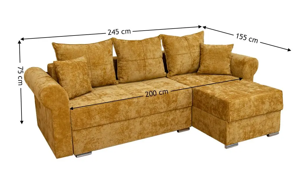 Coltar Extensibil Elsa XXS Bonell Mustar - Kim 05 Interschimbabil 2