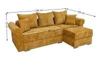 Coltar Extensibil Elsa XXS Bonell Mustar - Kim 05 Interschimbabil 2