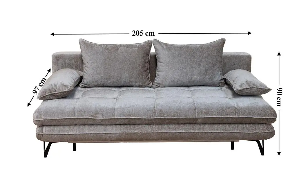 Canapea Extensibila Alba 3R Maro 1