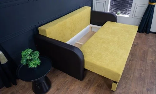 Canapea Extensibilă Corina Memory Max, Mustar