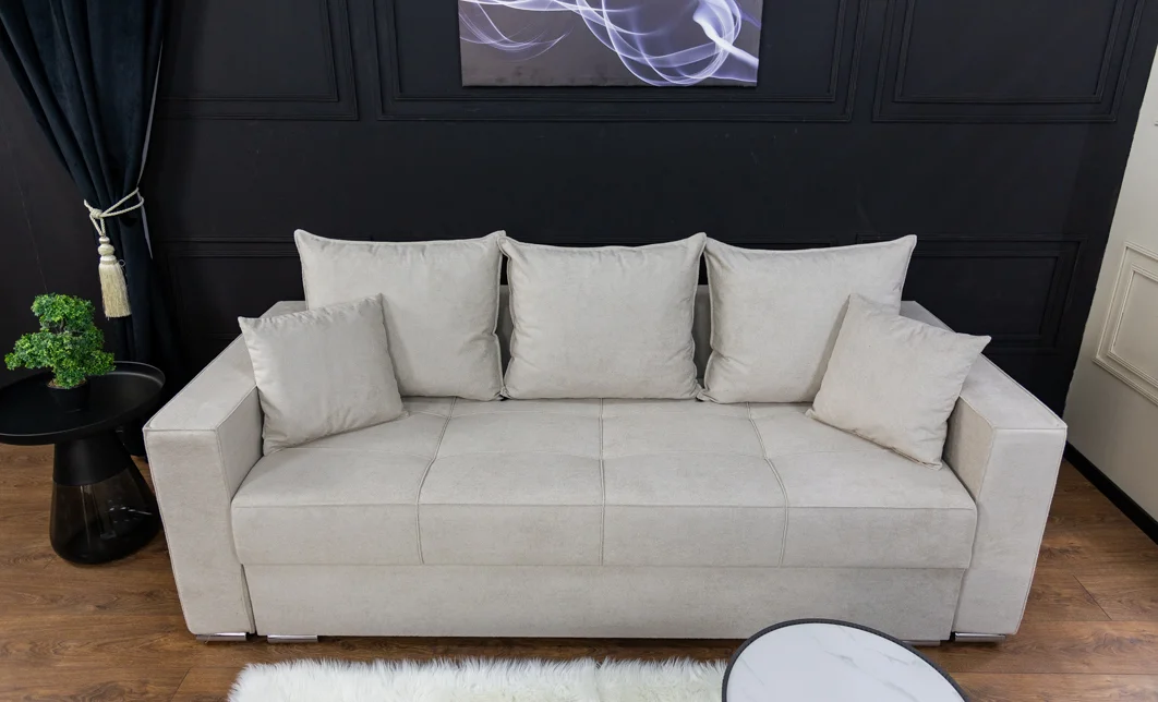 Canapea Extensibilă Claudia Memory Mini, Bej 3