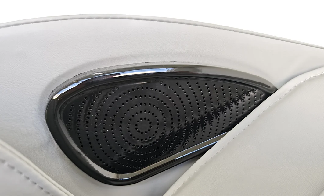 Fotoliu de Masaj A035 Bej/Gri, Masaj pentru Cap și Frunte, Neck Focus, Zero Gravity, Încălzire, Bluetooth 9