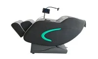 Fotoliu de Masaj A035 Bej/Gri, Masaj pentru Cap și Frunte, Neck Focus, Zero Gravity, Încălzire, Bluetooth