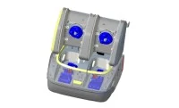Fotoliu de Masaj VD-L136P Bej/Gri, 4D Dual Core, Șină SL 135 cm, Zero Gravity, Încălzire, Bluetooth