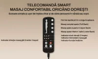 Fotoliu de Masaj R05 Bej, Balansoar, Masaj pe 5 Zone, Încălzire Lombară, Telecomandă 4