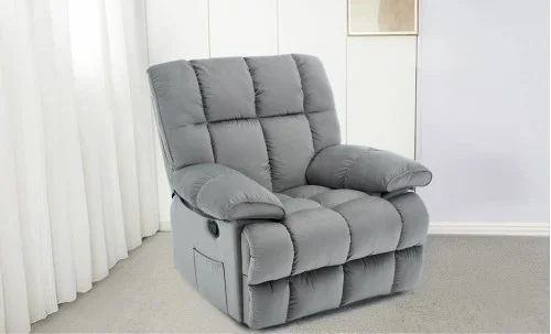 Fotoliu Rotativ cu Recliner KJC4423 Gri