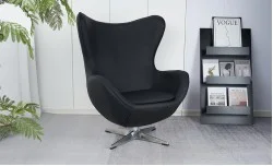 Fotoliu Living Rotativ KJLC-132 Negru