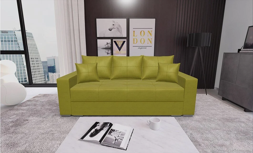 Canapea Extensibilă Claudia Bonell Mini, Verde masliniu