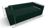 Canapea Extensibilă Claudia Bonell Mini, Verde 4