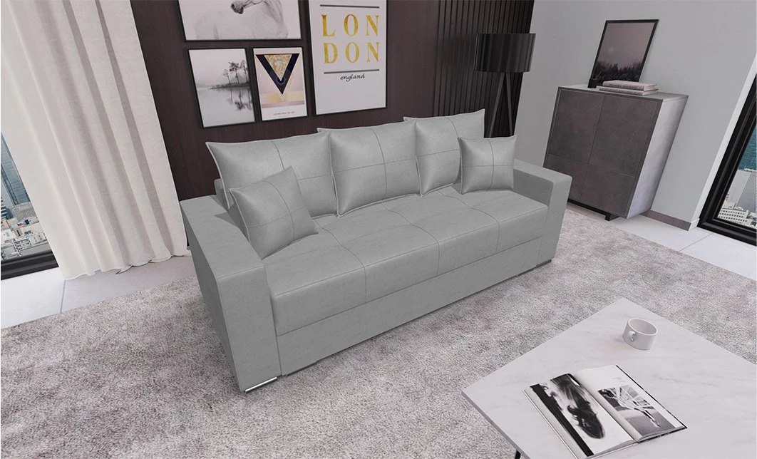 Canapea Extensibilă Claudia Bonell Mini, Gri deschis 2
