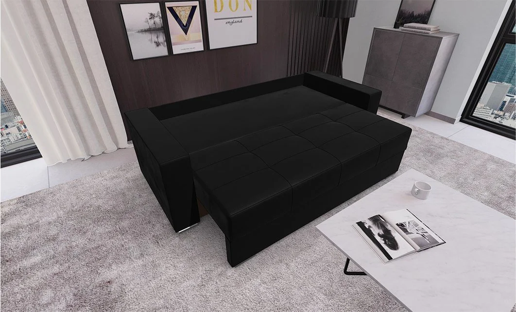 Canapea Extensibilă Claudia Bonell Mini, Negru 3