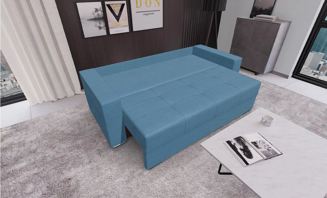Canapea Extensibilă Claudia Bonell Mini, Albastru deschis 3