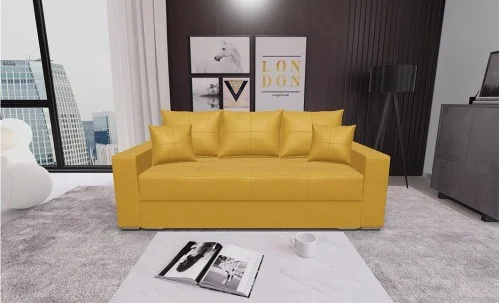 Canapea Extensibilă Claudia Bonell Mini, Galben