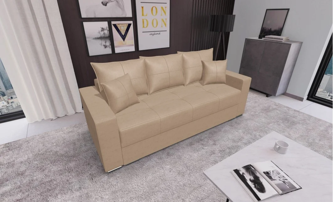 Canapea Extensibilă Claudia Bonell Mini, Maro deschis 2