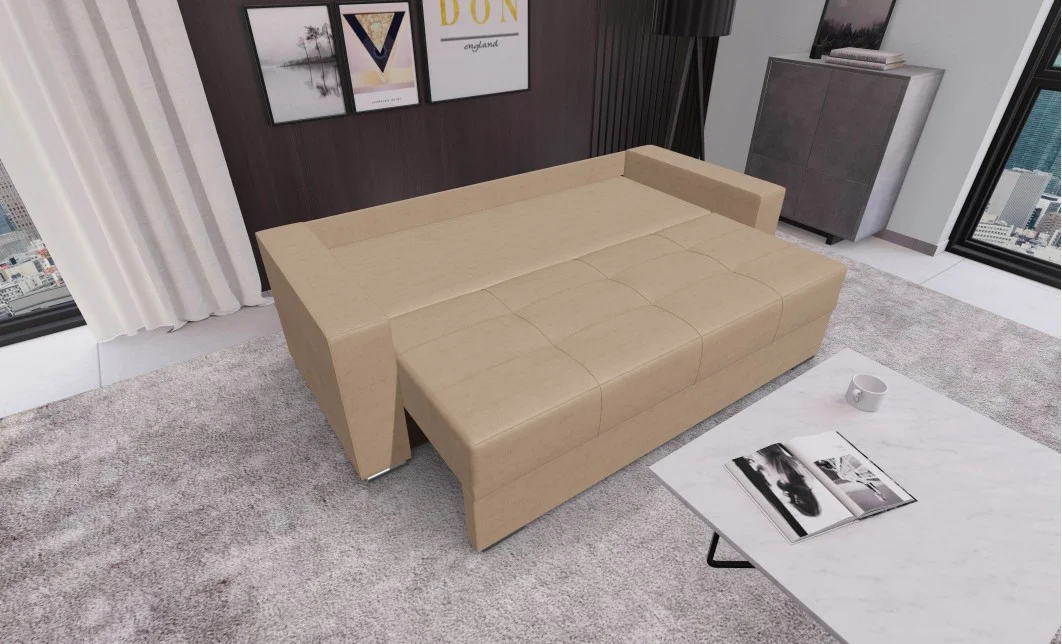 Canapea Extensibilă Claudia Bonell Mini, Maro deschis 3