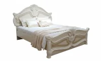 Dormitor Clasic Amalfi Beige cu Saltea, Somieră și Dulap 4 Uși Incluse 3