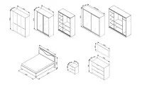 Dormitor Modular Happy Alb Samoa