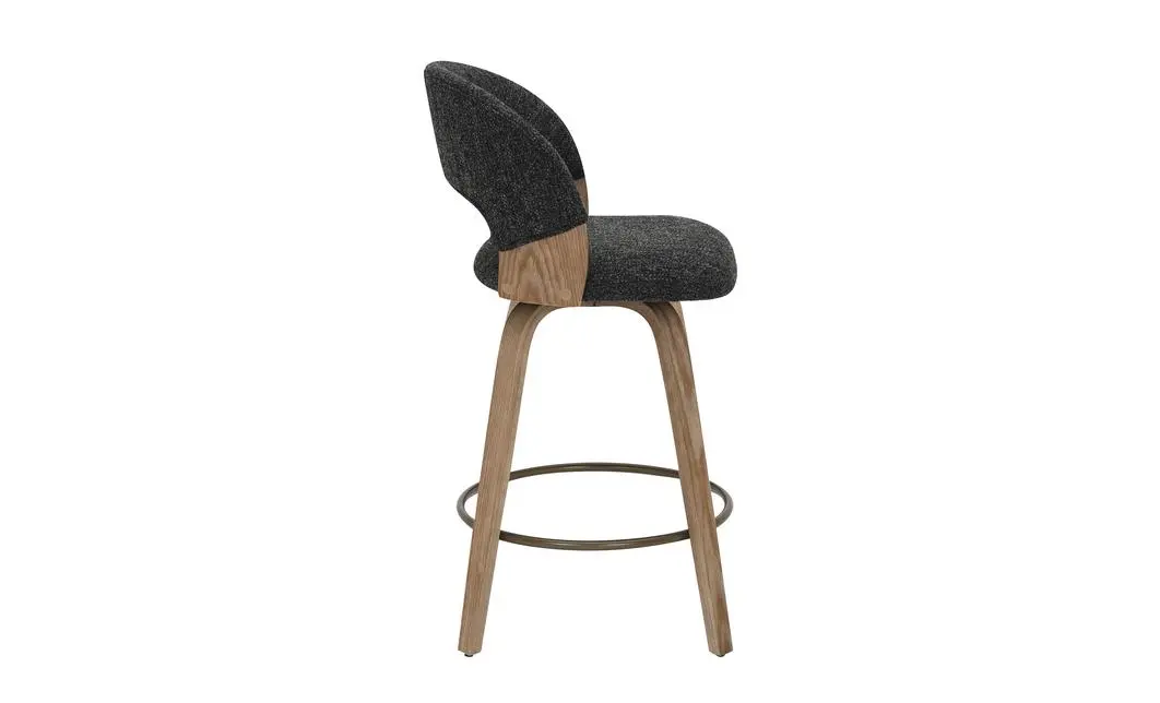 Scaun Bar JY3248X-M Gri Inchis 4