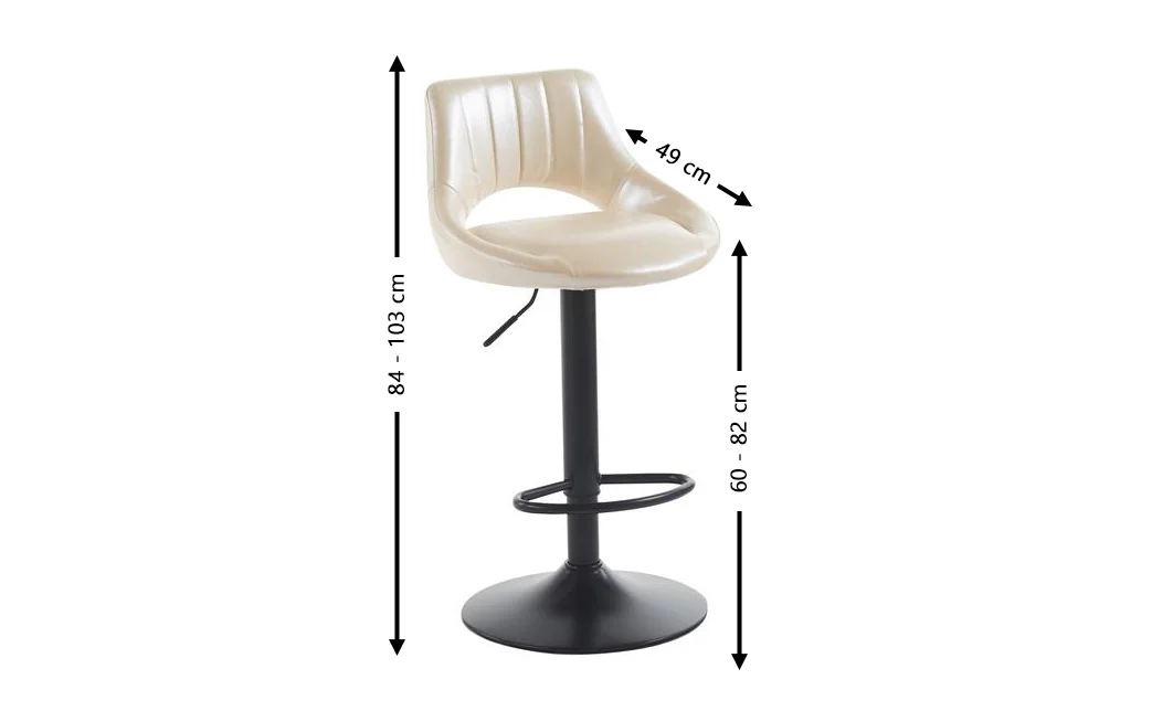 Scaun Bar KJC338 Bej 1