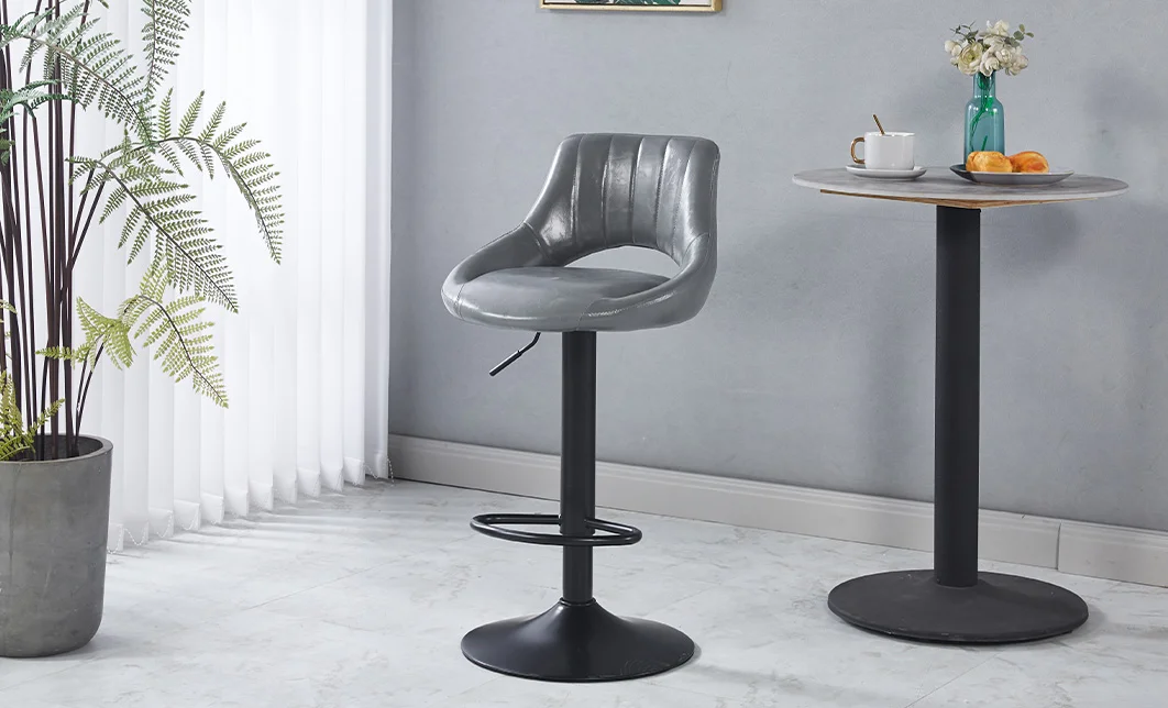 Scaun Bar KJC338 Gri